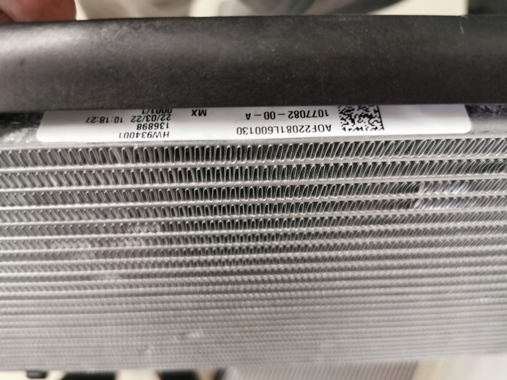 Радіатор комплект, протитуманна фара лівий, праві tesla 3 Оригінал