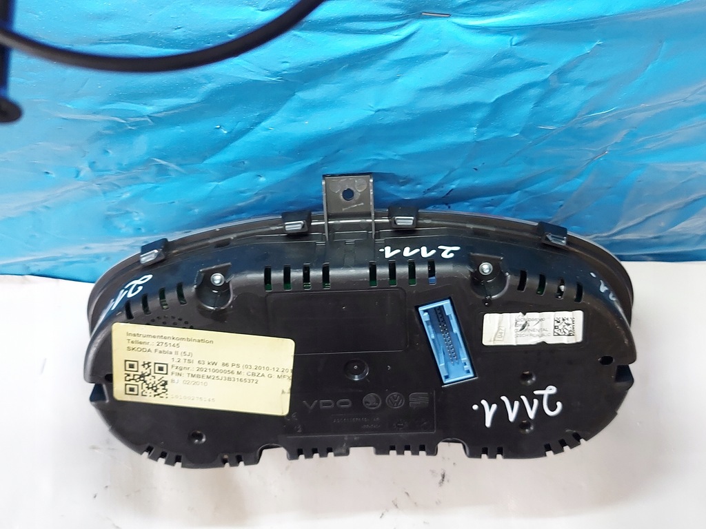 фото №12, Счетчик приборная панель skoda fabia ii 1.2 tsi a2c5335634b