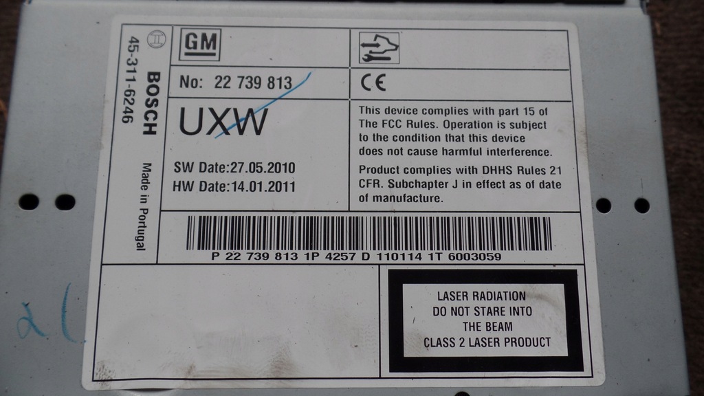 фото №2, Opel astra j iv радіо навігація uxw