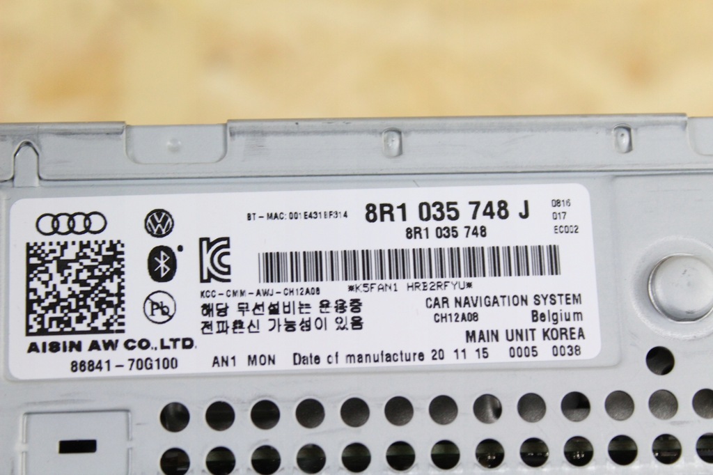 фото №9, Audi a5 8t lift навигация mmi navi кнопки 8r1035748j