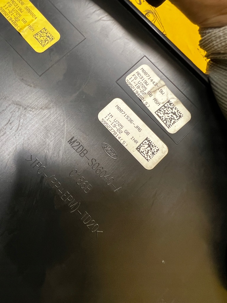 фото №7, Бардачок пассажира панели консоли правый ford bronco 21-