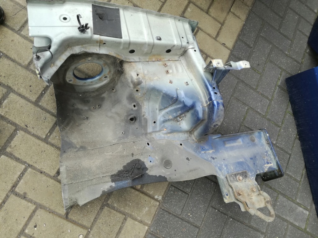 фото №2, Hyundai tucson i 2004 - 2010 rok лонжерон четверть правая перед