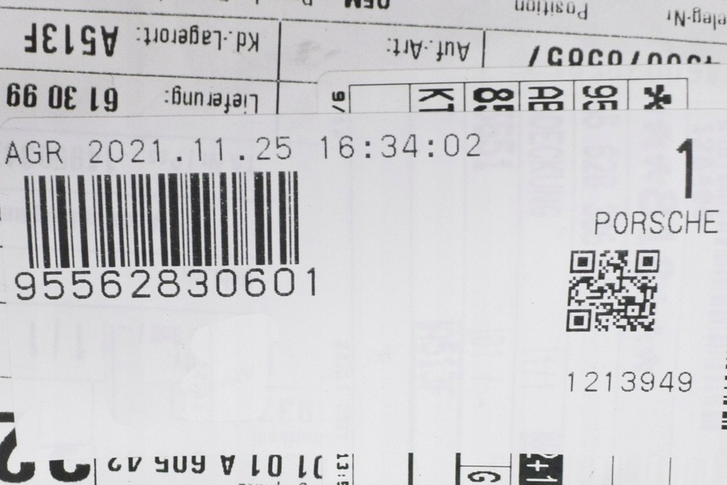 фото №8, Porsche cayenne 9pa защита соединение дворники lhd 95562830601оригинальная