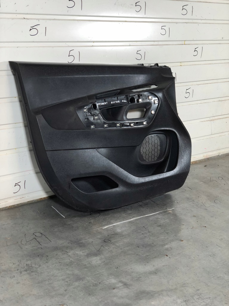 фото №6, Peugeot rifter 18- обшивка дверь обивка левый перед 9816791277
