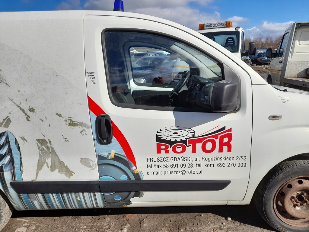 фото №11, Peugeot bipper дверь правый перед правое передний ewp