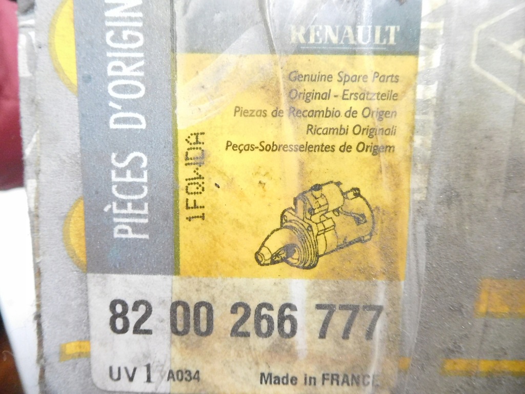 фото №7, Стартер renault kangoo 1.6 1.4 оригінальний номер 8200266777
