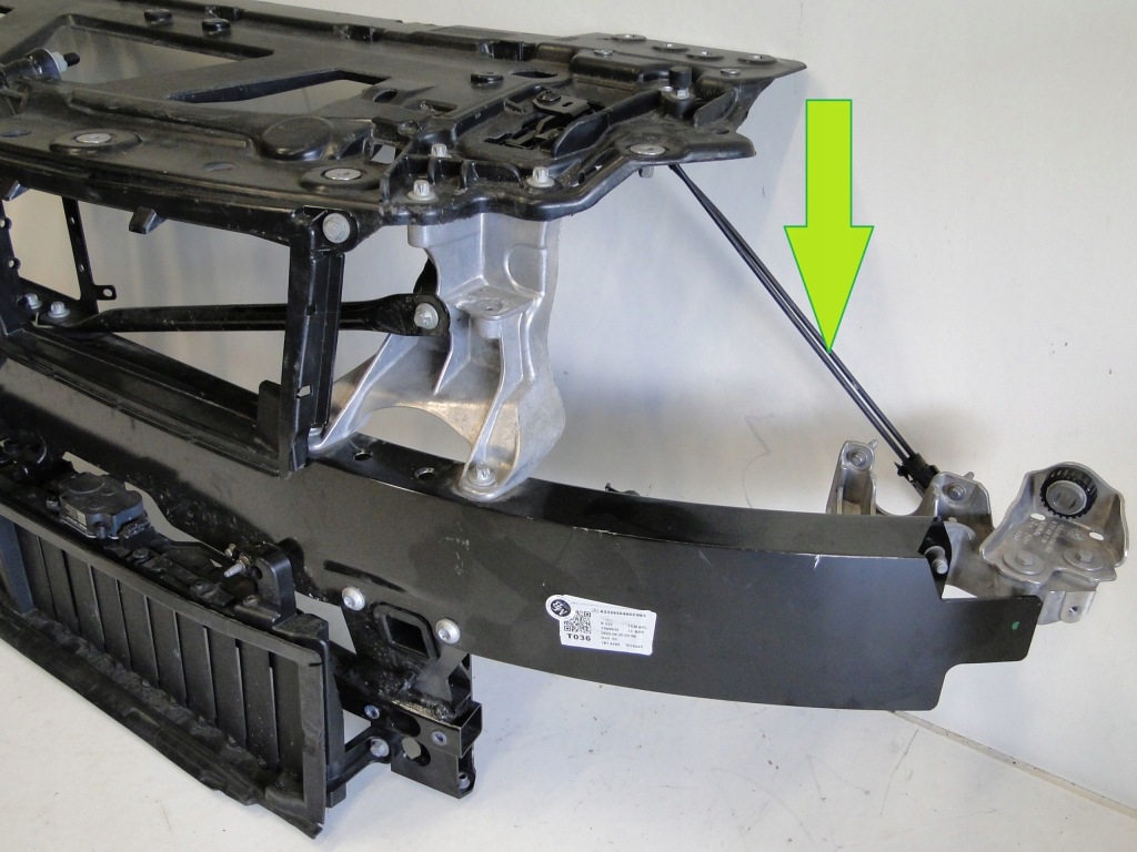 фото №4, Mercedes трос тяга открывания замка капот amg sl r232 232