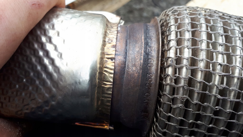 фото №9, S4 b9 a4 8w труба гаситель выпускной сетка 3.0 tfsi