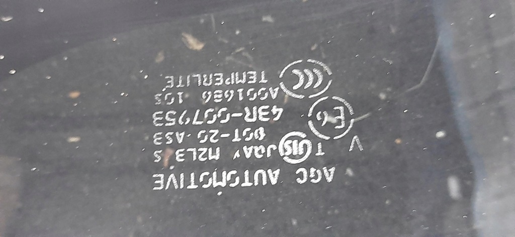 фото №5, Стекло кузовная левый задняя задняя хром lift mitsubishi outlander iii