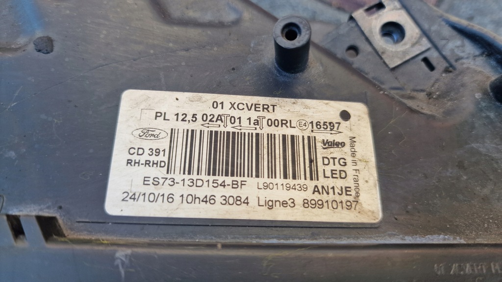 фото №12, Лампа full led dynamic ford mondeo mk5 v левая правая перед uk комплектная