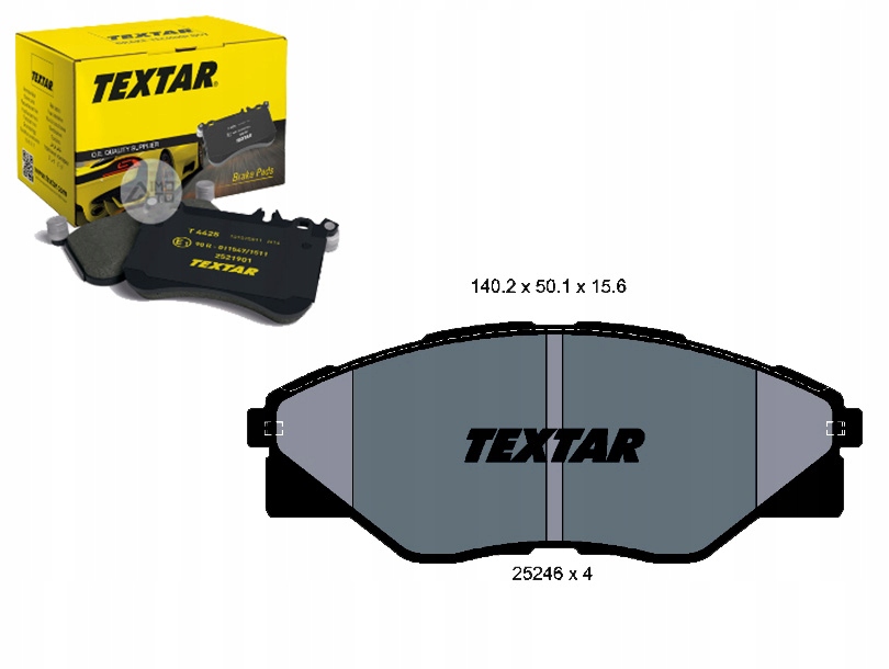 фото №1, Tex2524601 гальмівні колодки ham. toyota перед hi-lux 2,5 d-4