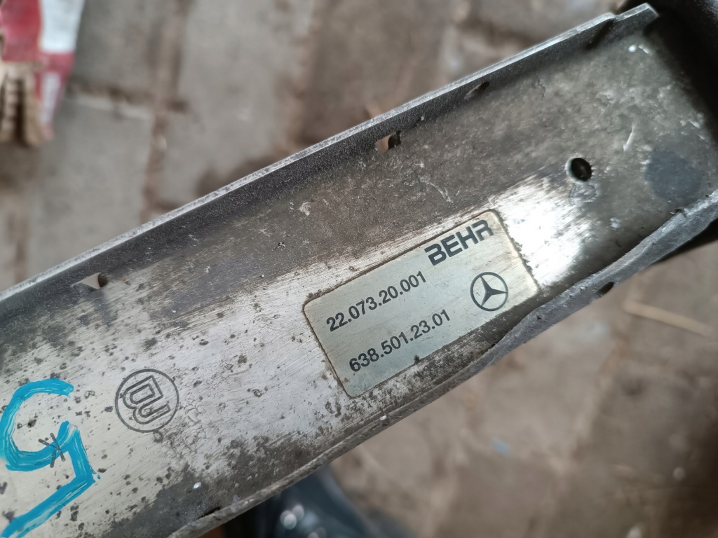 фото №11, Інтеркулер радіатор повітря mercedes vito w638 2.3 6385012301