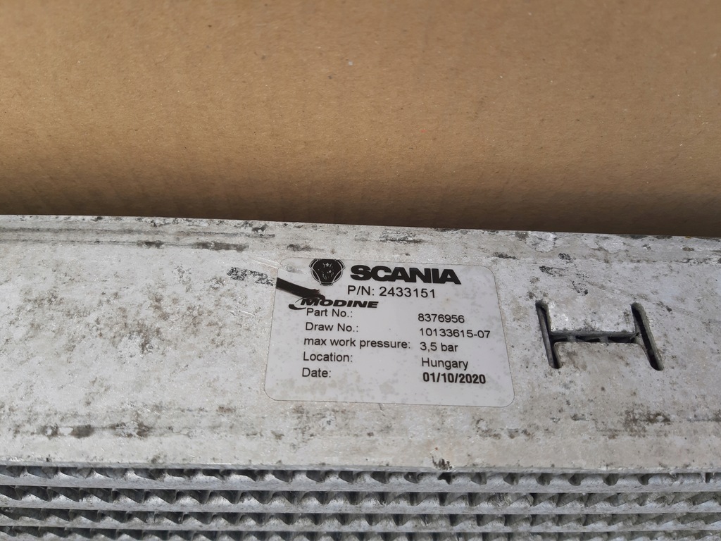 фото №6, Scania r s ngs радиатор воздуха интеркулер