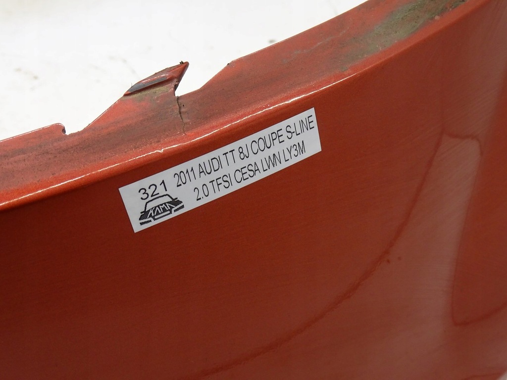 фото №14, Kpl бампер задняя задний pod 4x датчики pdc audi tt 8j coupe s-line ly3m