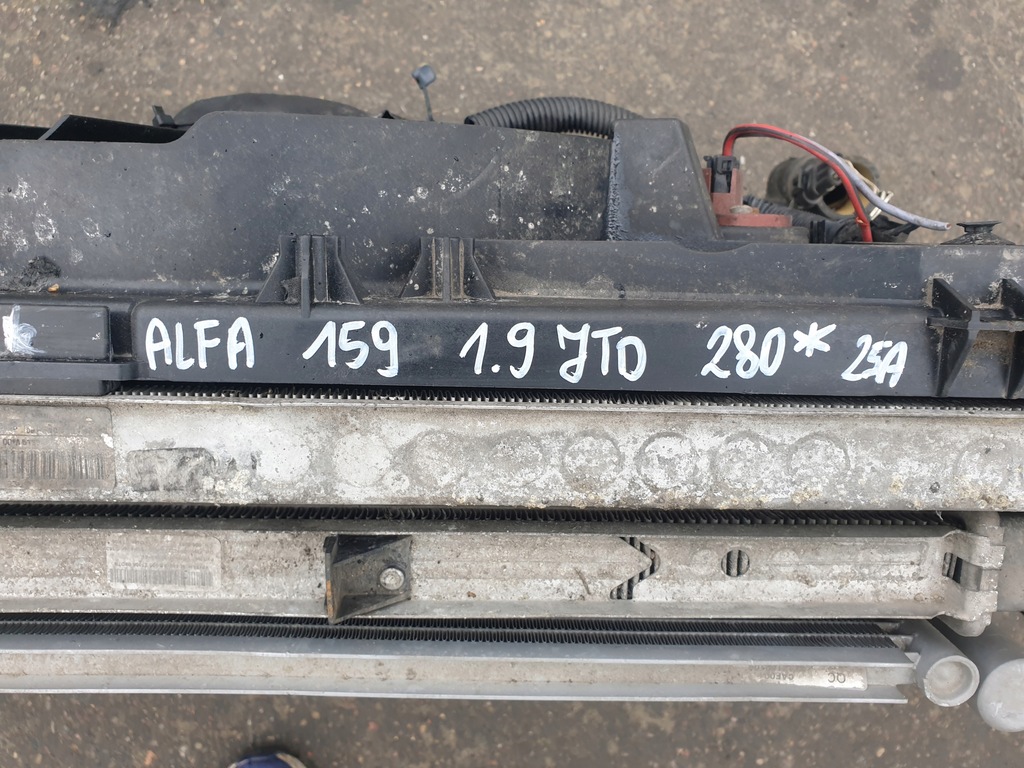 фото №7, Комплект радіатор alfa romeo 159 1.9 jtd