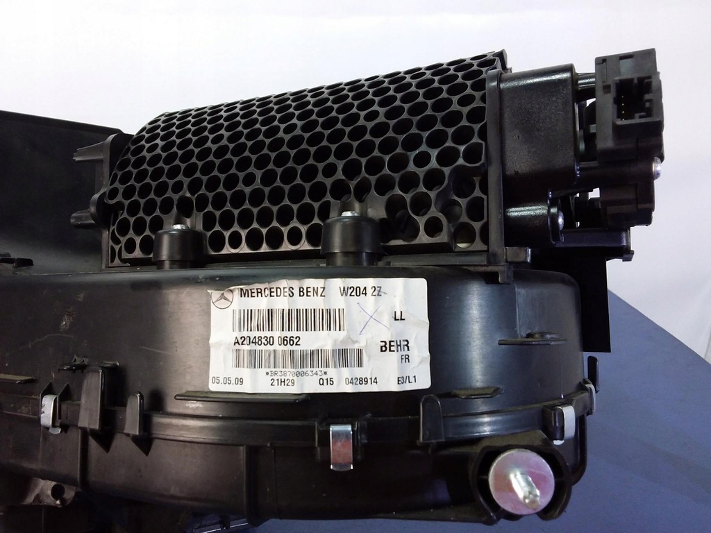 фото №11, Mercedes c w204 отопитель кондиционер корпус