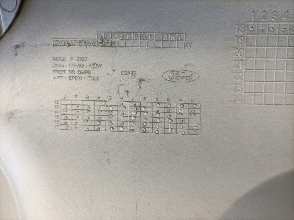 Ford kuga mk2 спойлер бампера задній Київ