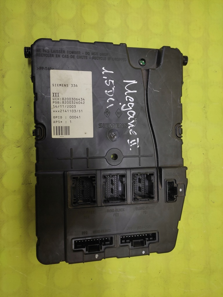 фото №1, Renault megane ii 1.5 dci модуль коробка bsi