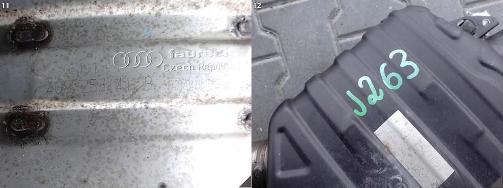 фото №12, Audi rs7 4g8 c7 lift 15-18 труба выхлоп гаситель правый задняя 4.0 tfsi 340 km