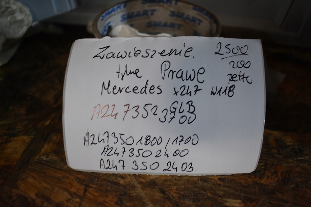 фото №5, Підвіска задня задні праве mercedes glb x247 w118 1