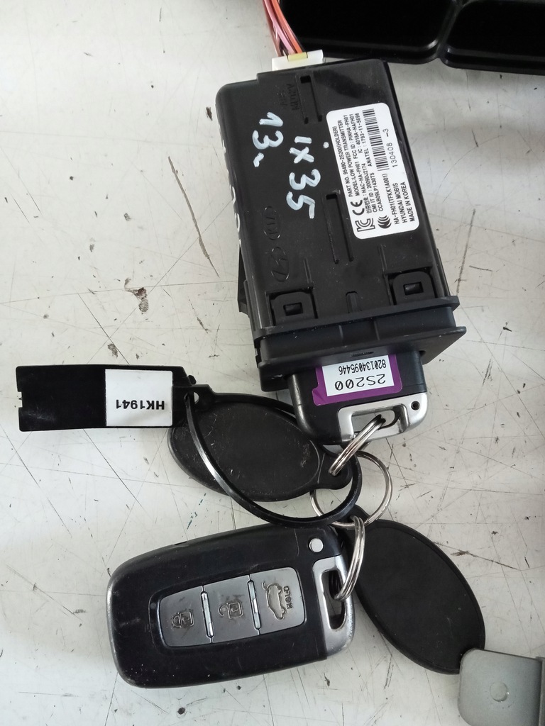 фото №5, Ix35 1,7 crdi набір стартовий блок керування бортовий комп'ютер