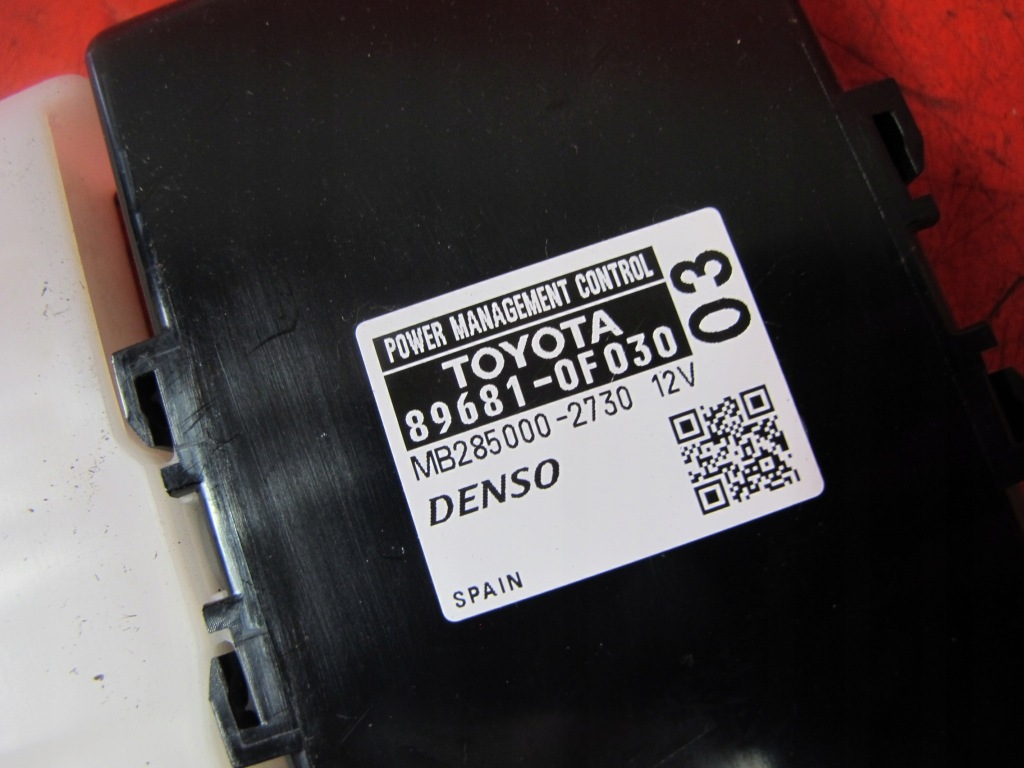 фото №3, Toyota verso r2 09- модуль блок управления 89681-0f030