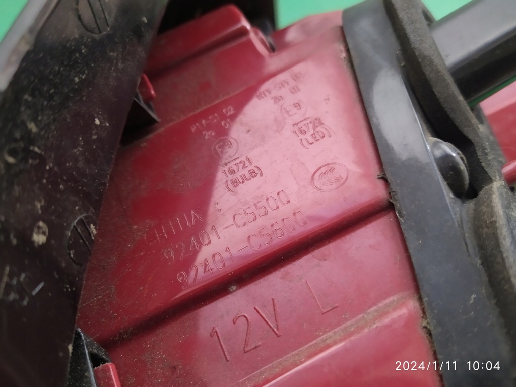 фото №10, Лампа задняя задняя левая kia sorento iii 92401c5500