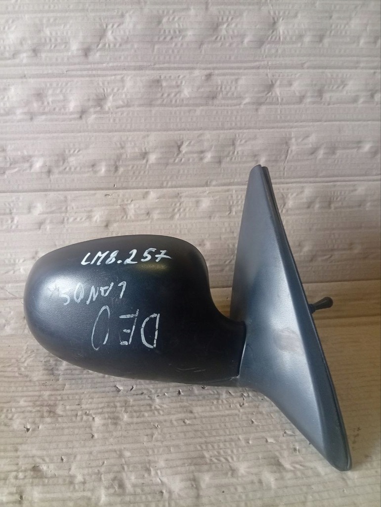 фото №1, Зеркало правое механический daewoo lanos чёрные