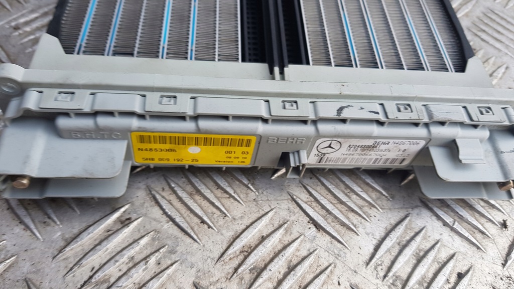 фото №10, Mercedes w204 обігрівач радіатор a2048300461