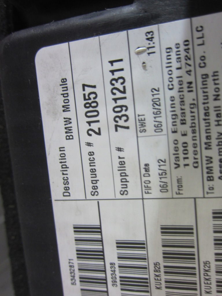 фото №11, Bmw x3 f25 x4 f26 n55 3.5i вентилятор радіатор wody інтеркулер набір