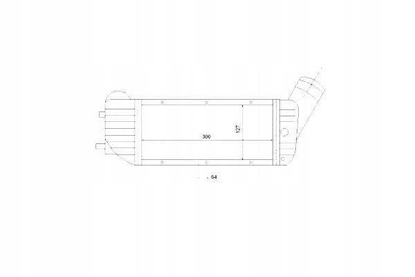 Nrf 30894 радиатор воздуха наддувочный Оригинал