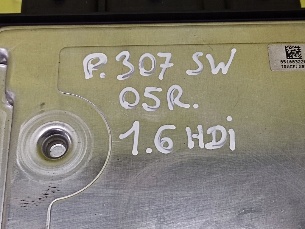 фото №5, Peugeot 307 1.6 hdi блок керування двигуна 0281011863