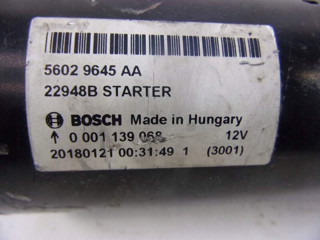 фото №7, Jeep compass ii 1.6 mtj стартер 56029645aa