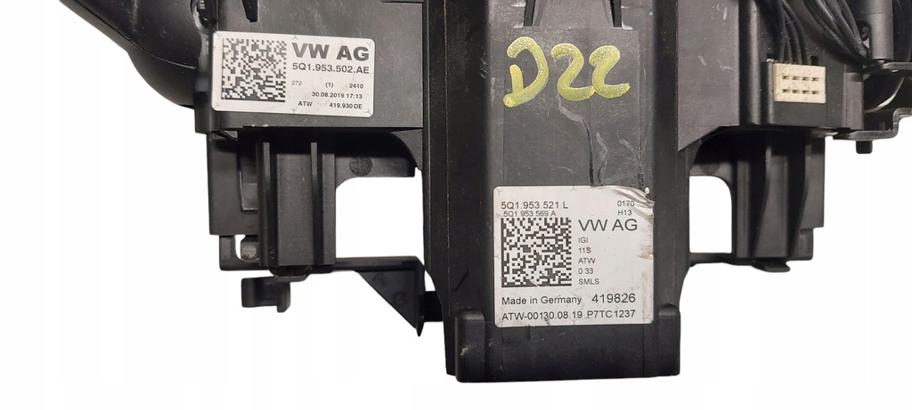 фото №6, Vw seat skoda перемикачі перемикач стрічка 5q1953569a