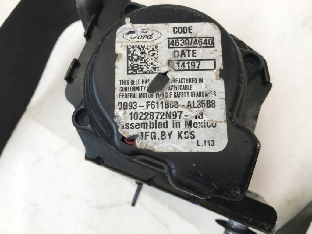 фото №4, Ford fusion mk5 13- pas безопасности задняя usa