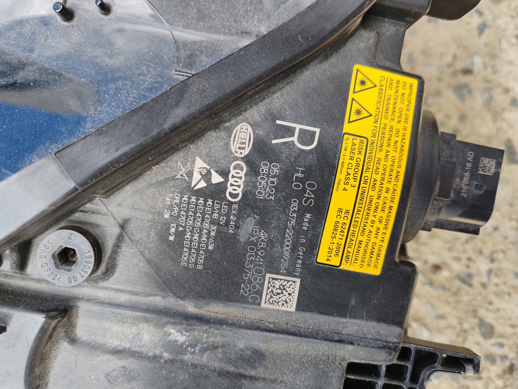 фото №11, Лампа audi a6 c8 rs6 laser matrix b.ładne полный 4k8941086c 4k8941085c