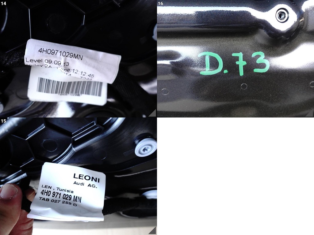 фото №12, Audi a8 s8 d4 4h0 09-17 lift дверь левая перед с стекло демонтаж kolor:4n4n