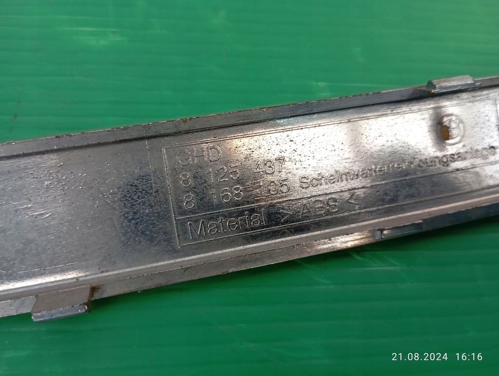 фото №9, Bmw 7 e38 молдинг хром бампера передний 8125437