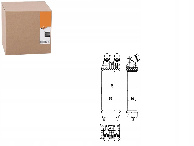 фото №1, Интеркулер peugeot 207 308 1,6hdi nrf