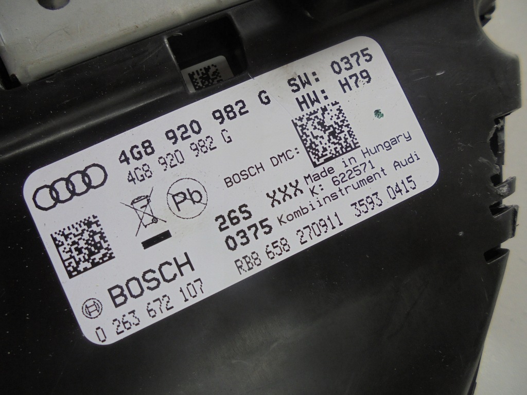 фото №6, Audi a7 c7 лічильник 3.0 4.0 tfsi лічильник прилади