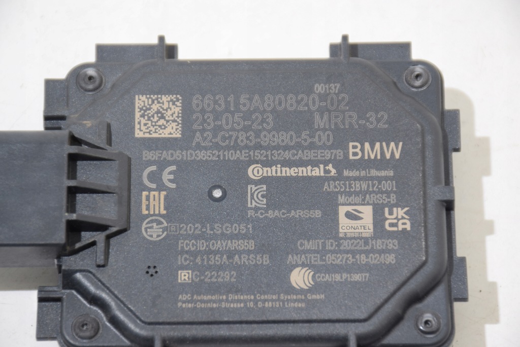 фото №9, Bmw x1 u11 2 u06 7 g70 радар датчик ars5-b бампера передний перед