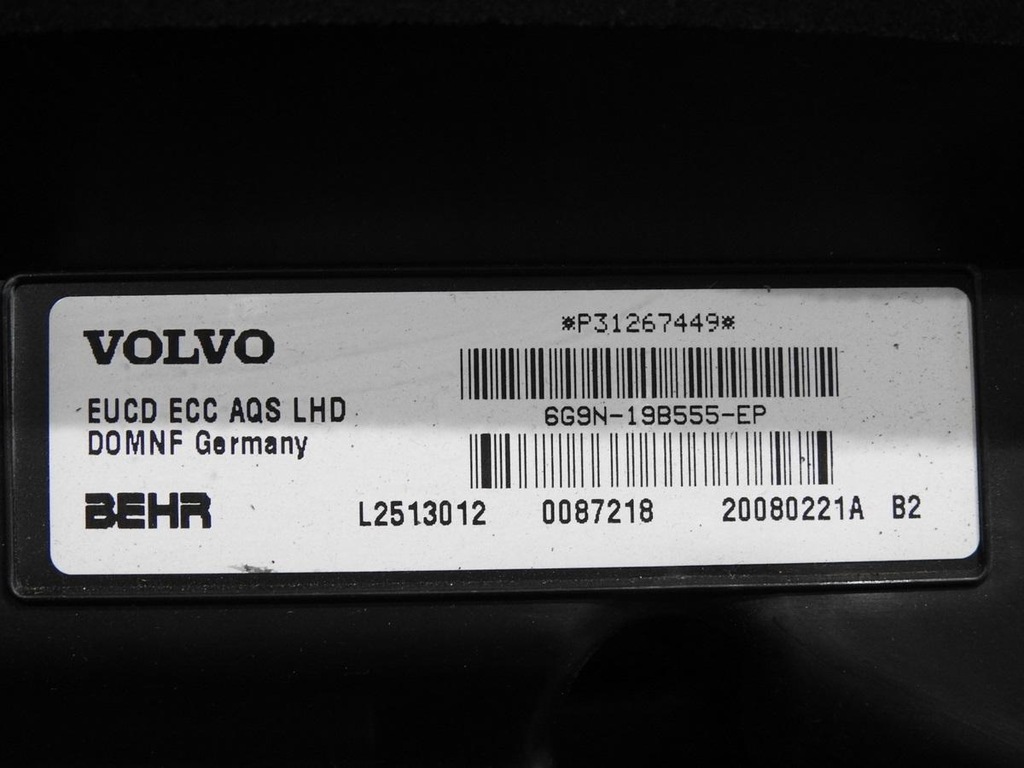 фото №9, Отопитель volvo v70 iii 2.5 t