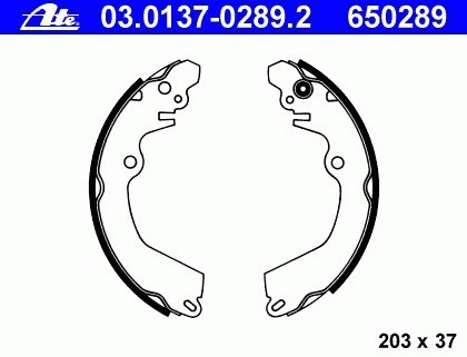 фото №2, Тормозные колодки ham. mitsubishi lancer -03, carisma -06