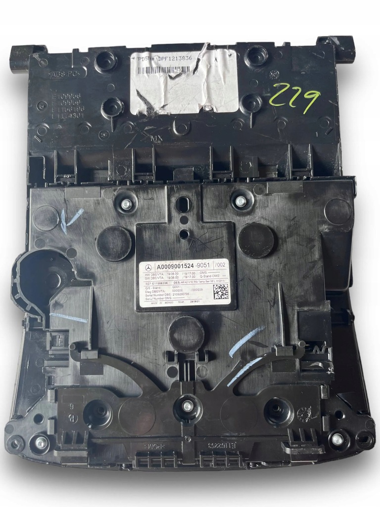 фото №6, Mercedes w117 лампа стельовий a0009001524 #248. $j