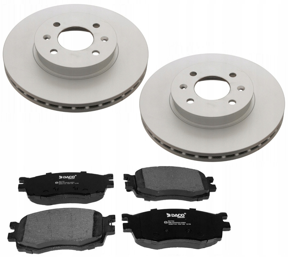 фото №1, Гальмівні диски гальмівні колодки перед kia rio ii hyundai accent iii