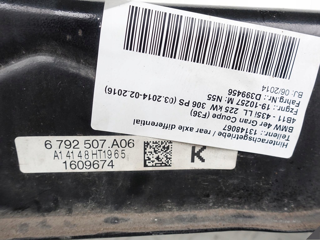 фото №7, Bmw f36 f33 f31 подрамник подрамник балка задняя 6792507