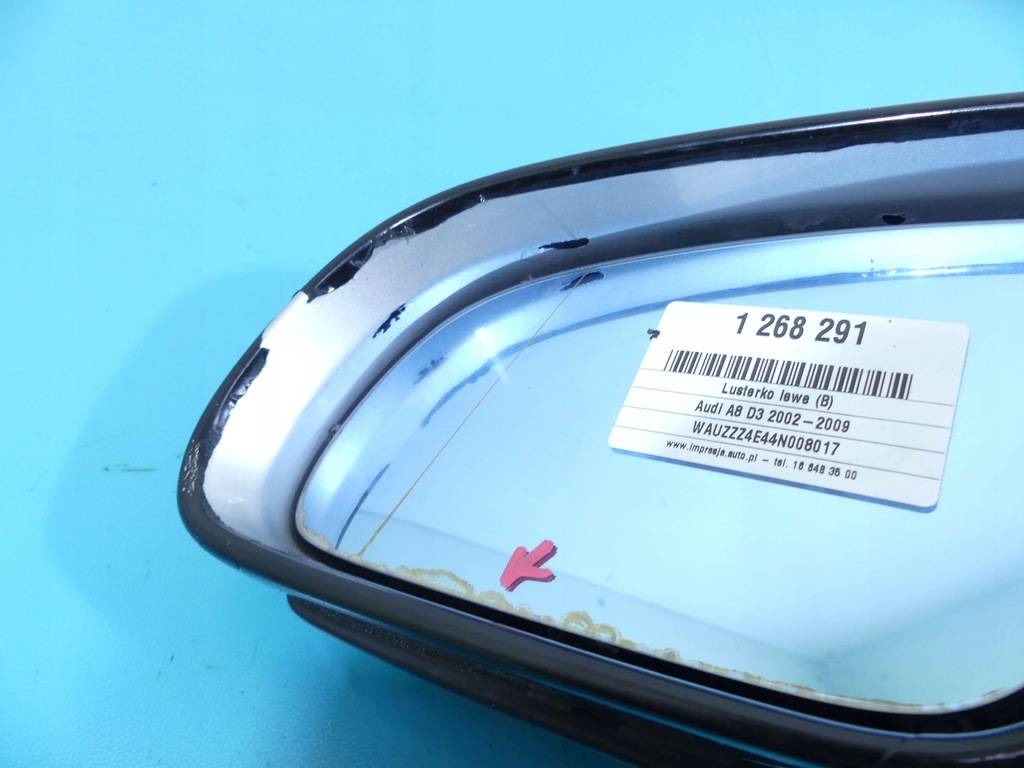 фото №6, Дзеркало ліва audi a8 d3 чорні europa
