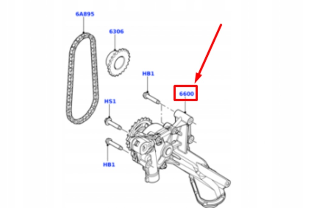 фото №9, Land rover range rover evoque l538 насос оливи lr022455 nowa оригінальна