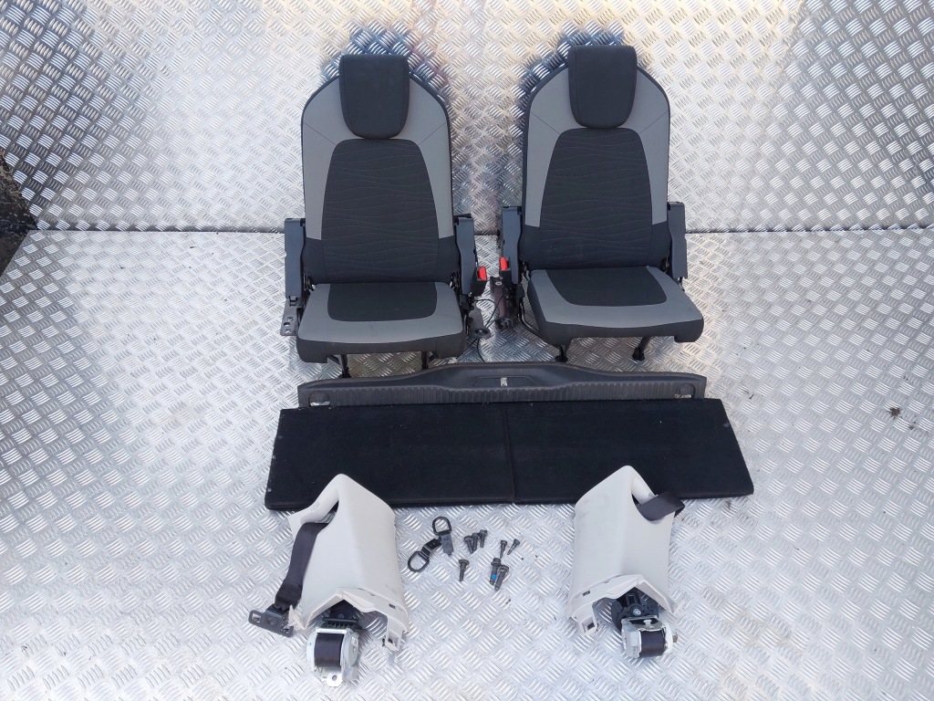 фото №1, Сиденья задняя правый левый ремни 3-rząd citroen c4 grand picasso ii