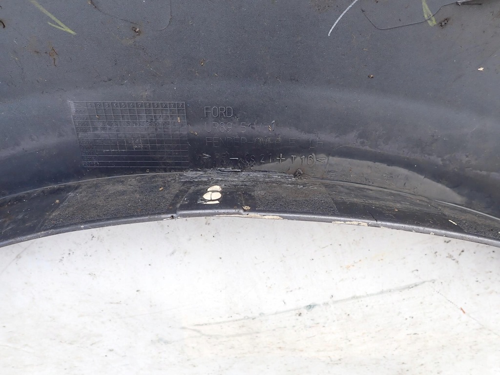 фото №11, Ford ranger ii 2 06-11 молдинг накладка левый перед